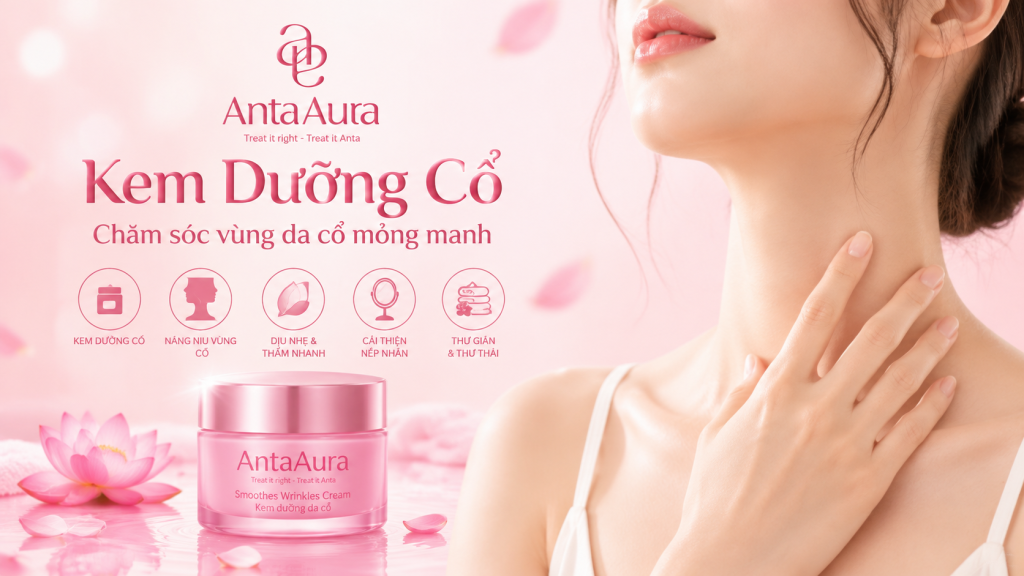 Chăm sóc da cổ đúng cách: Bí quyết giữ làn da trẻ trung | Anta