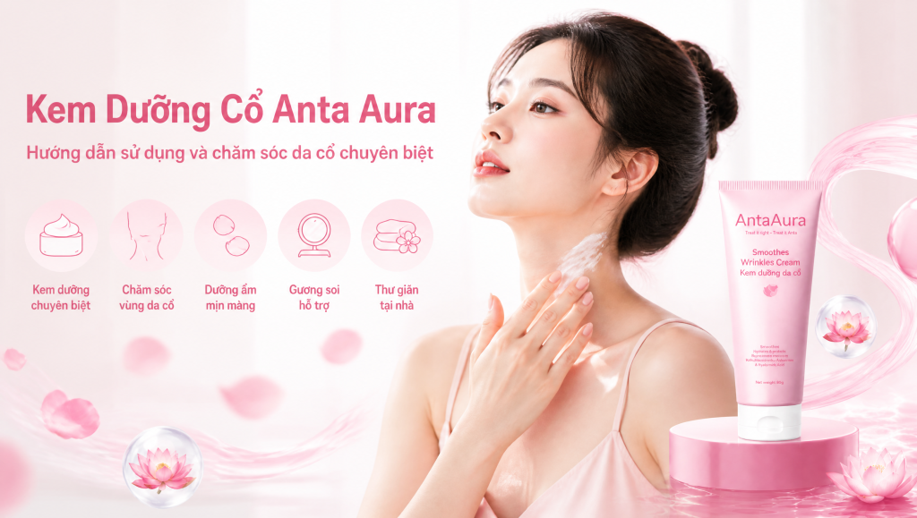 Kem Dưỡng Da Cổ Anta Aura – Chăm Sóc Săn Chắc, Ngừa Lão Hóa |